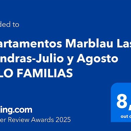Apartamentos Marblau Las Alondras-Julio Y Agosto Solo Familias 간디아 외부 사진