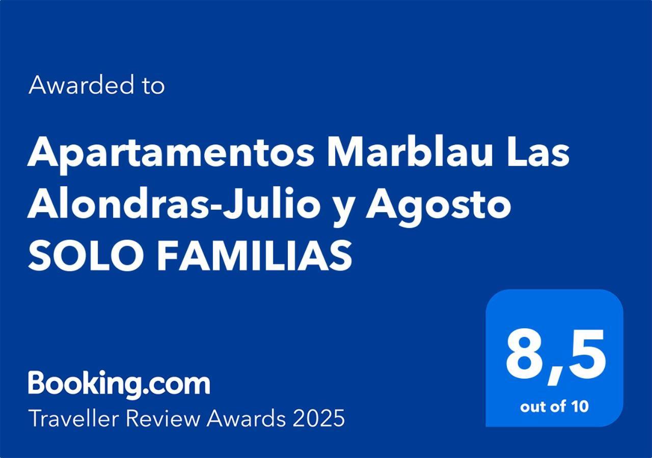 Apartamentos Marblau Las Alondras-Julio Y Agosto Solo Familias 간디아 외부 사진